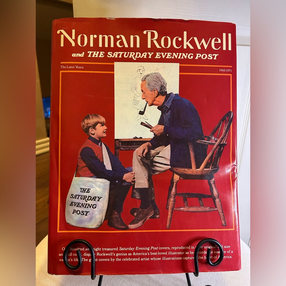 Norman Rockwell Vintage Art Illustrations Print Hardcover Coffee-Table Book